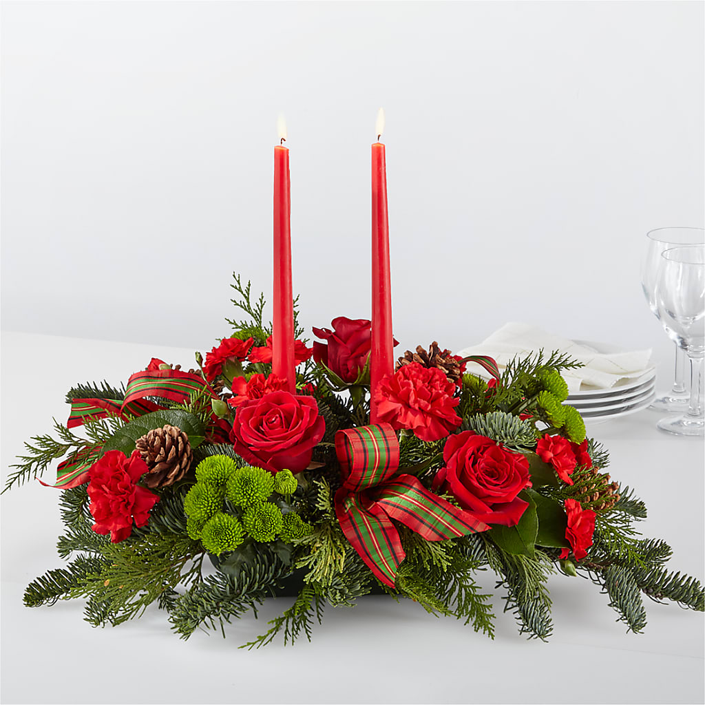 By the Candlelight Centerpiece – SKIPS FLORIST & GIFTS, Toms River NJ