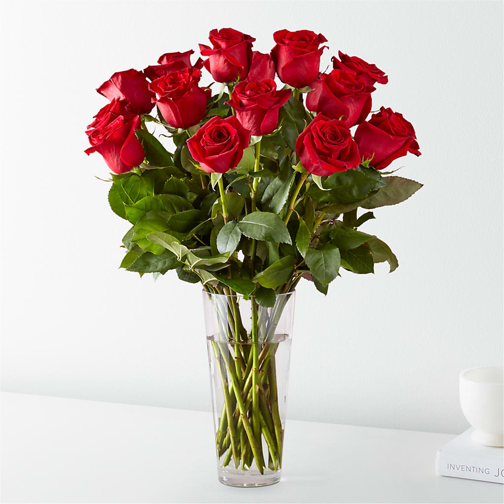 Long Stem Red Rose Bouquet – SKIPS FLORIST & GIFTS, Toms River NJ