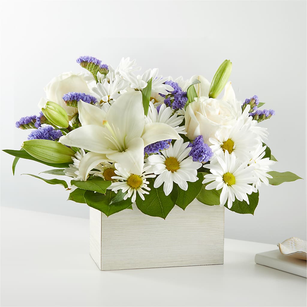 Beyond Blue Box Bouquet – SKIPS FLORIST & GIFTS, Toms River NJ
