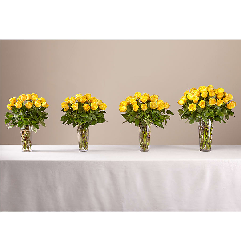 Long Stem Yellow Rose Bouquet – SKIPS FLORIST & GIFTS, Toms River NJ