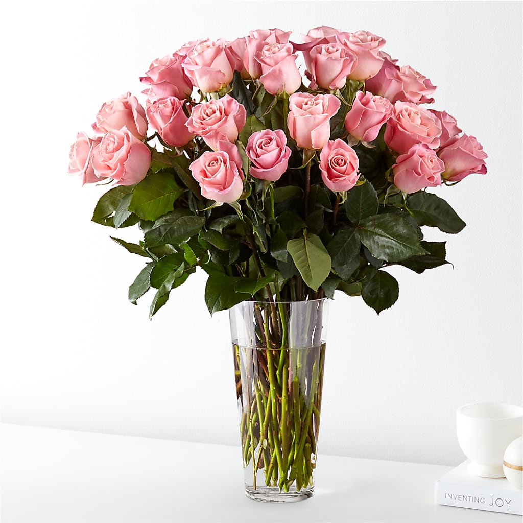 Long Stem Pink Rose Bouquet – SKIPS FLORIST & GIFTS, Toms River NJ