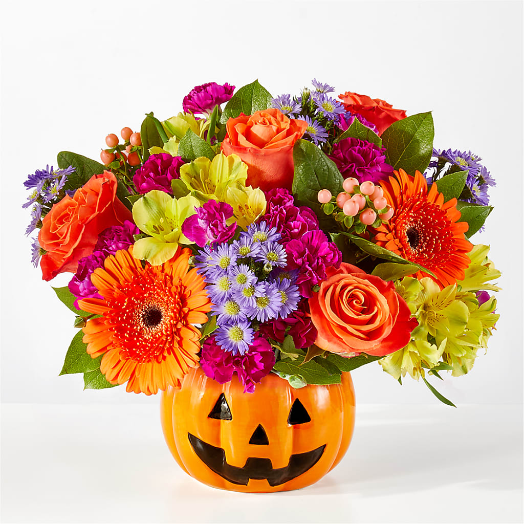 Tricks & Treats Pumpkin – SKIPS FLORIST & GIFTS, Toms River NJ
