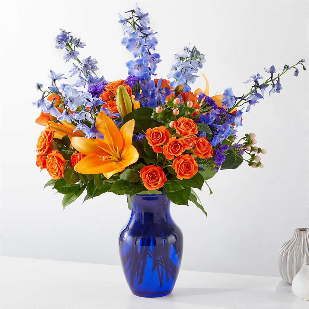 Radiant Citrus Bouquet – SKIPS FLORIST & GIFTS, Toms River NJ