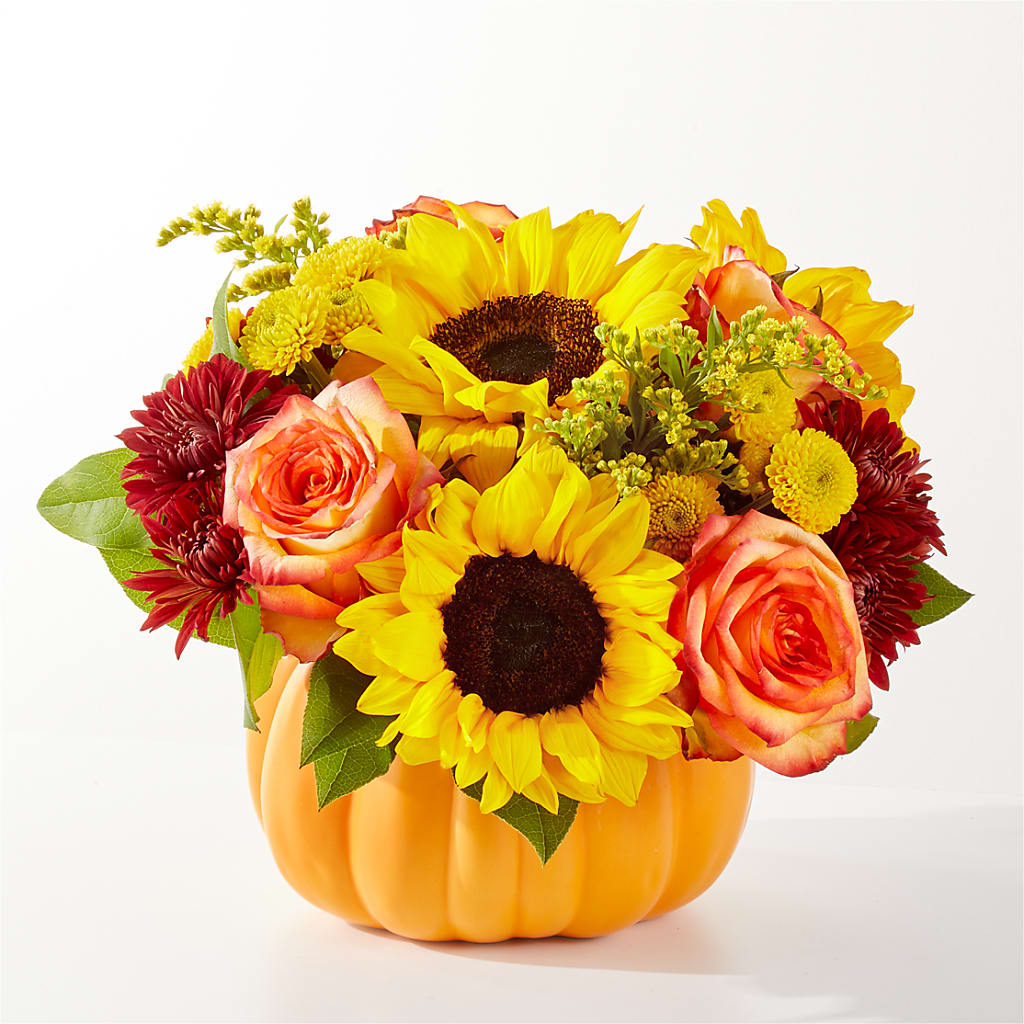Golden Gourd Pumpkin Bouquet – SKIPS FLORIST & GIFTS, Toms River NJ