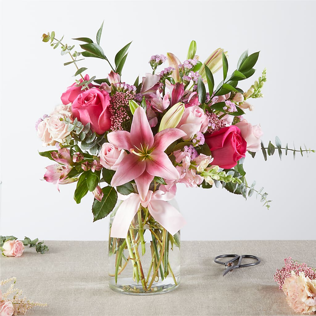 Pink Ribbon - A Florist Original – SKIPS FLORIST & GIFTS, Toms River NJ
