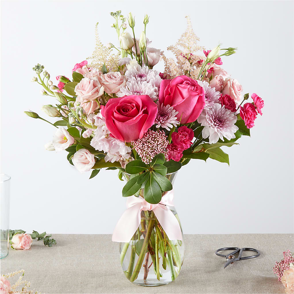 Pink Ribbon - A Florist Original – SKIPS FLORIST & GIFTS, Toms River NJ