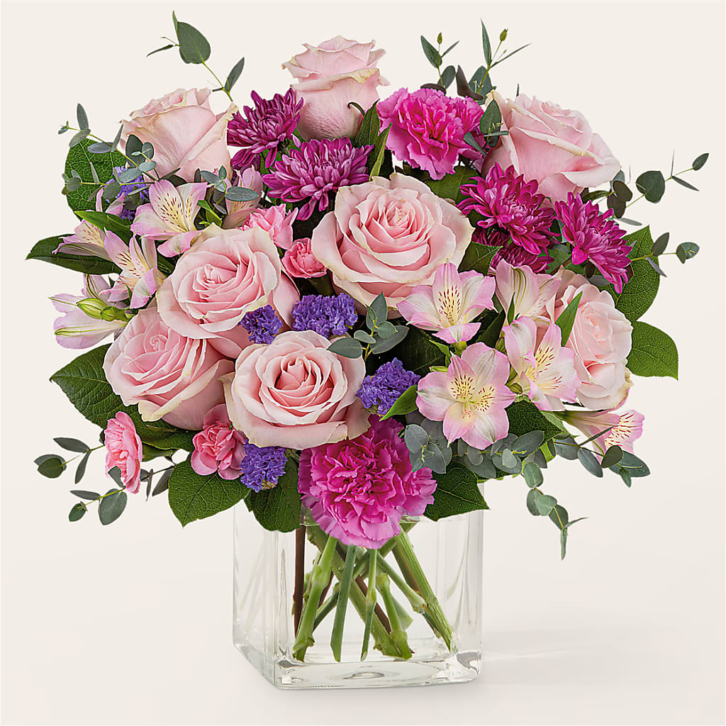 Rosy Radiance Bouquet – SKIPS FLORIST & GIFTS, Toms River NJ