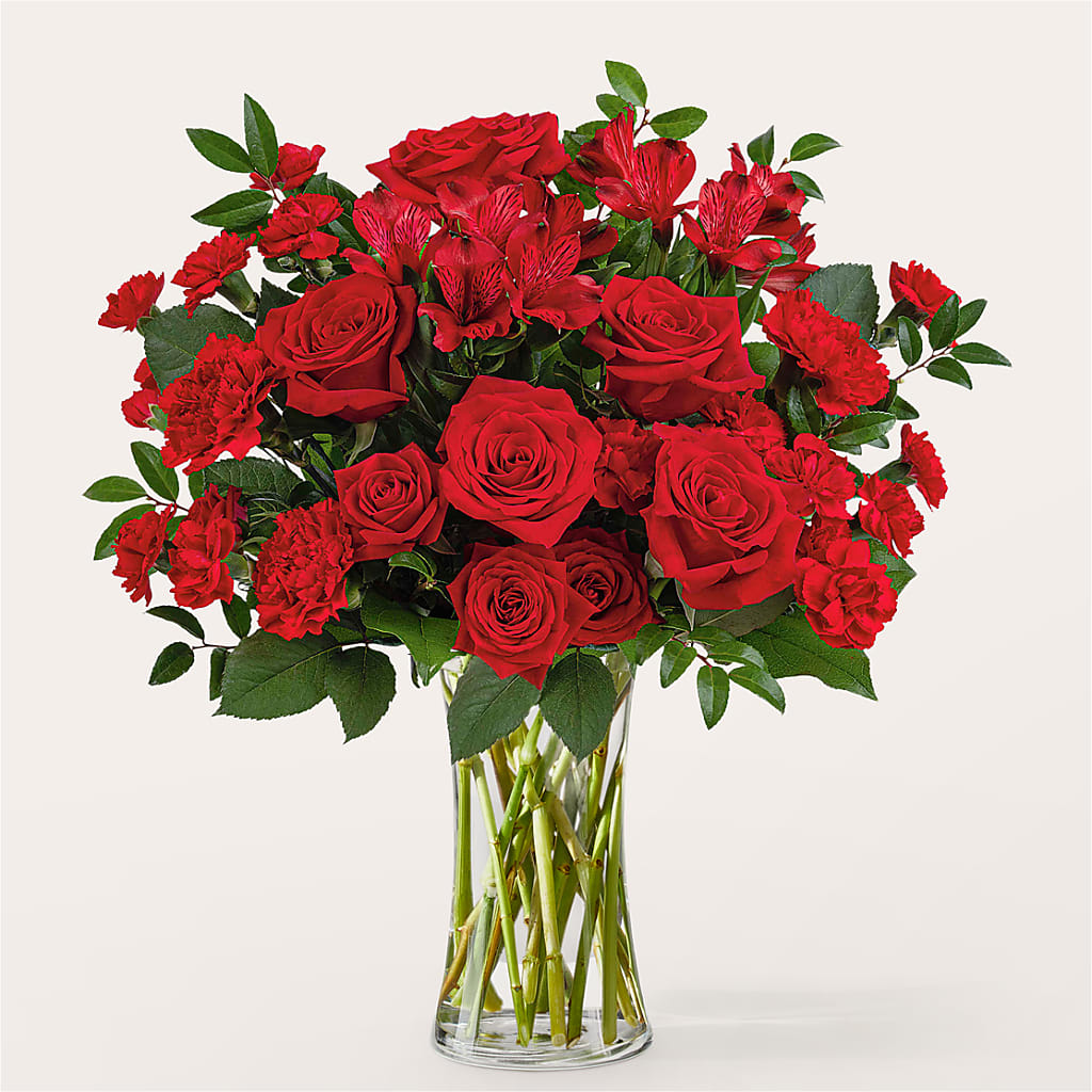 Brilliant Ruby Bouquet – SKIPS FLORIST & GIFTS, Toms River NJ