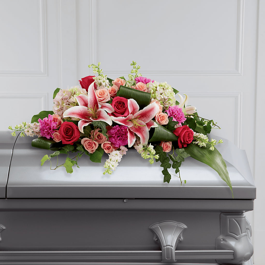 Splendid Grace Casket Spray – SKIPS FLORIST & GIFTS, Toms River NJ