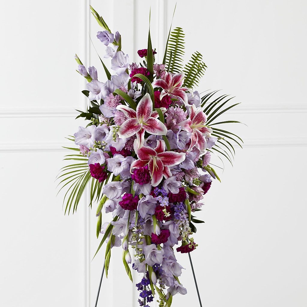 Tender Touch Standing Spray – SKIPS FLORIST & GIFTS, Toms River NJ