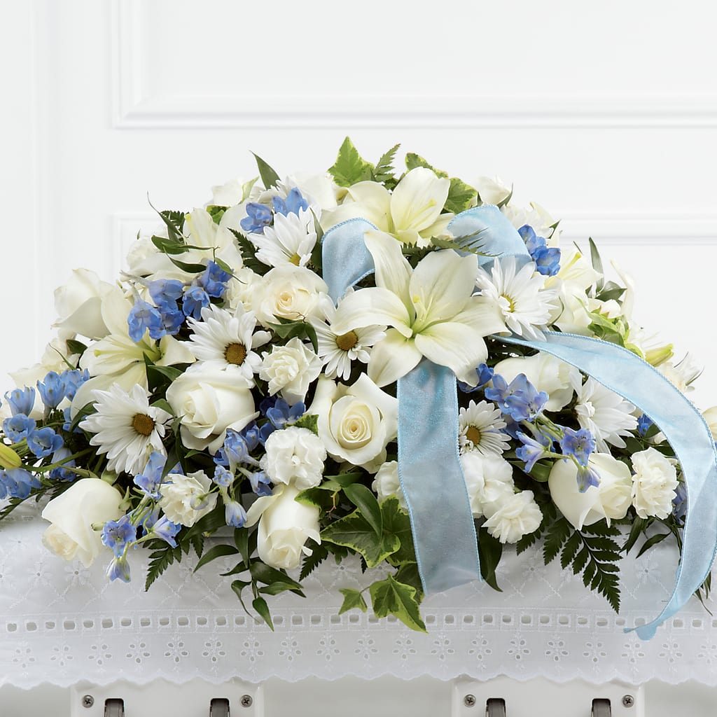 Tender Treasure Casket Spray – SKIPS FLORIST & GIFTS, Toms River NJ