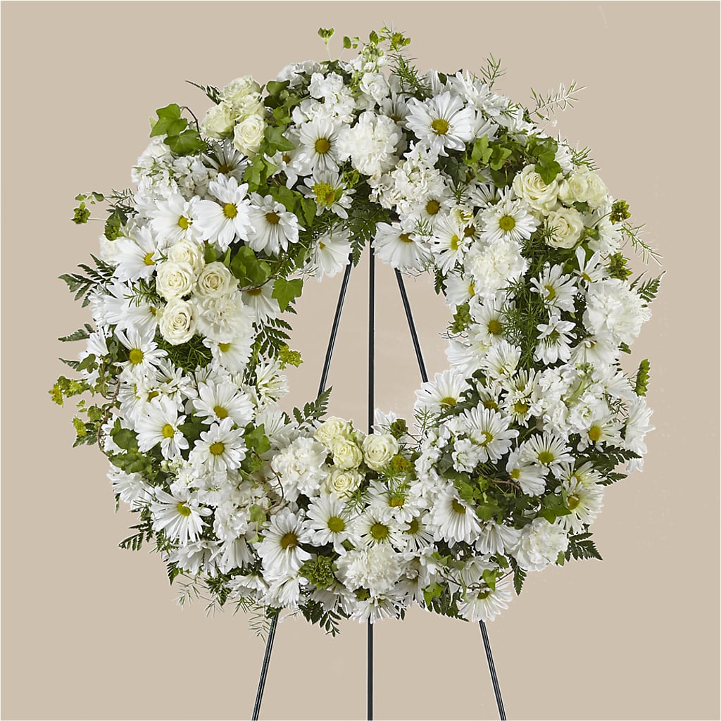 Faithful Wishes Wreath – SKIPS FLORIST & GIFTS, Toms River NJ