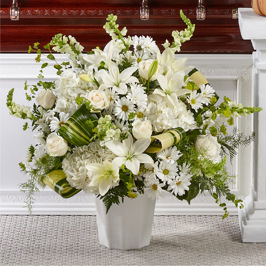 Thoughts of Tranquility Floor Basket – SKIPS FLORIST & GIFTS, Toms River NJ