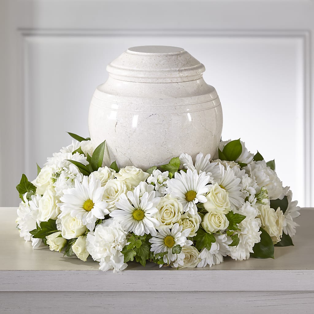 Ivory Gardens Cremation Adornment – SKIPS FLORIST & GIFTS, Toms River NJ