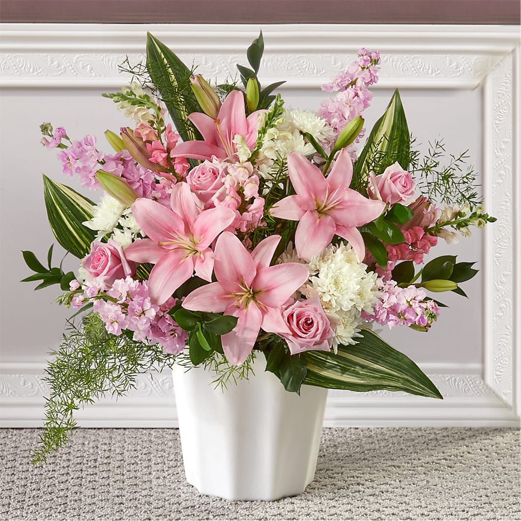 Simply Serene Floor Basket – SKIPS FLORIST & GIFTS, Toms River NJ
