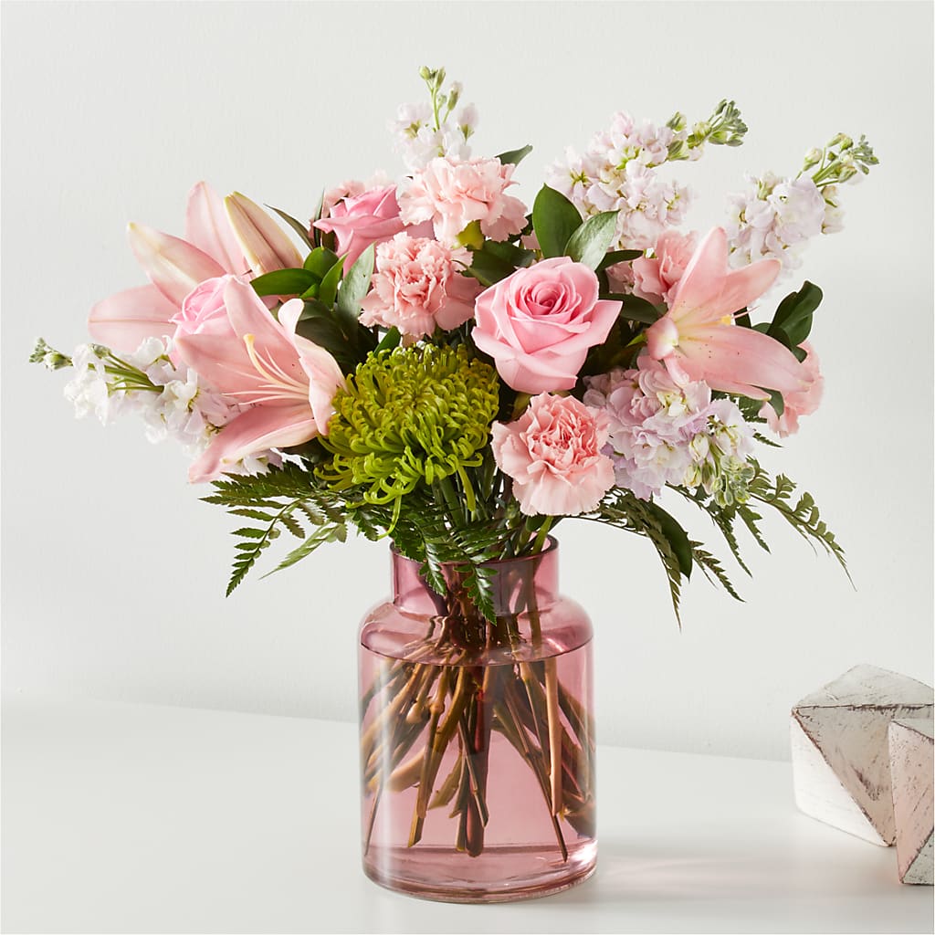 Pretty in Pink Bouquet – SKIPS FLORIST & GIFTS, Toms River NJ