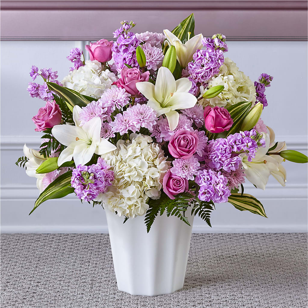 Heaven Sent Floor Basket – SKIPS FLORIST & GIFTS, Toms River NJ