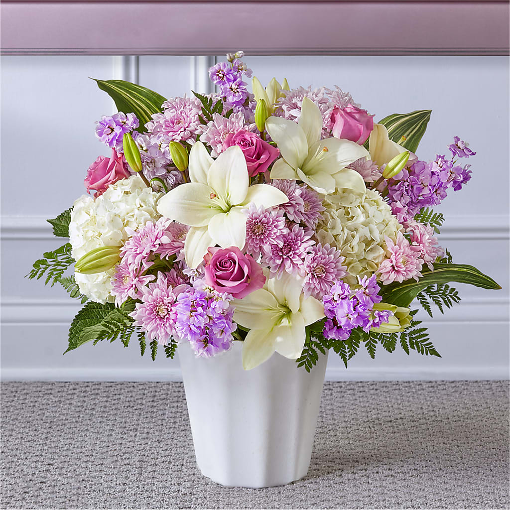 Heaven Sent Floor Basket – SKIPS FLORIST & GIFTS, Toms River NJ