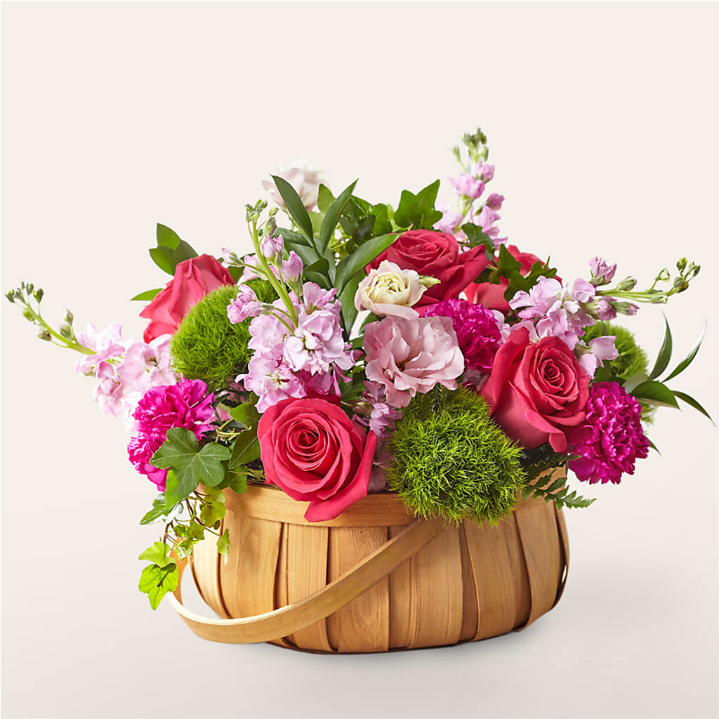 Radiance in Bloom Basket – SKIPS FLORIST & GIFTS, Toms River NJ
