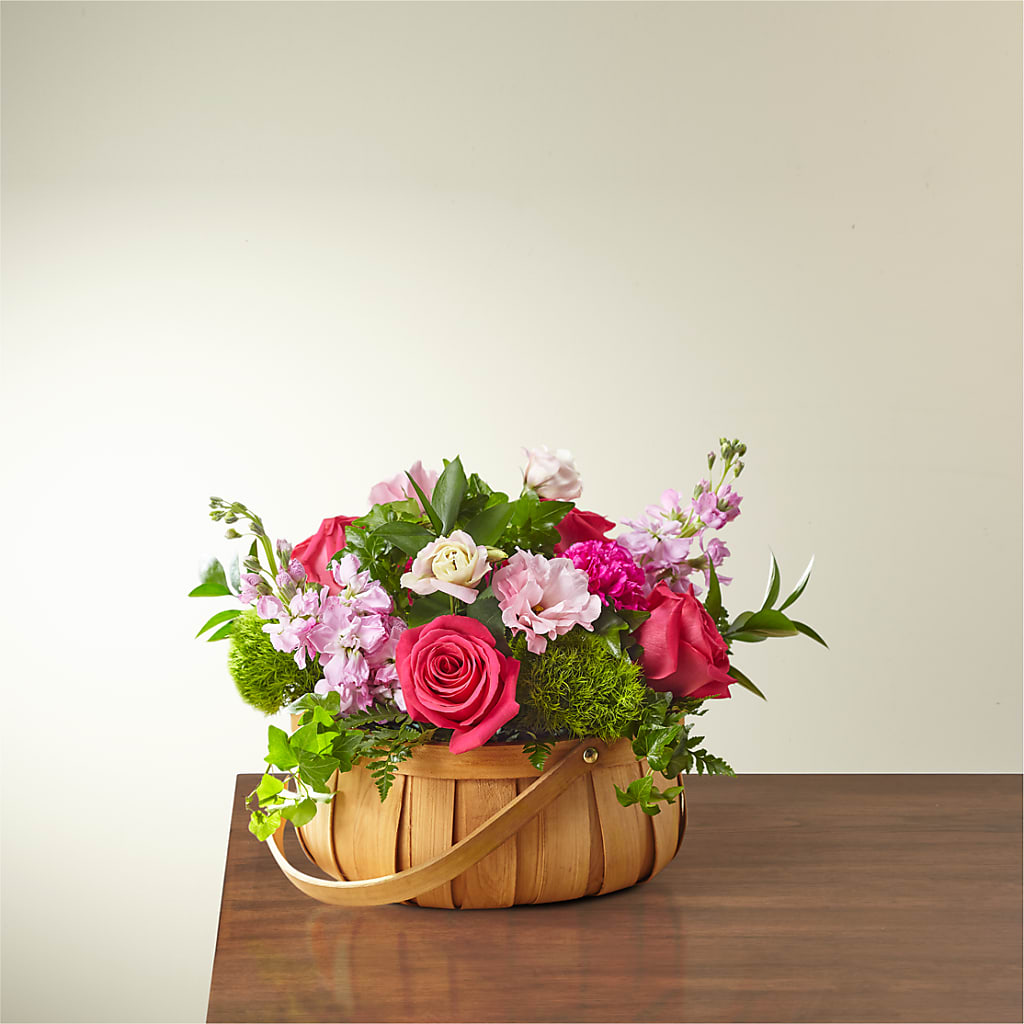 Radiance in Bloom Basket – SKIPS FLORIST & GIFTS, Toms River NJ