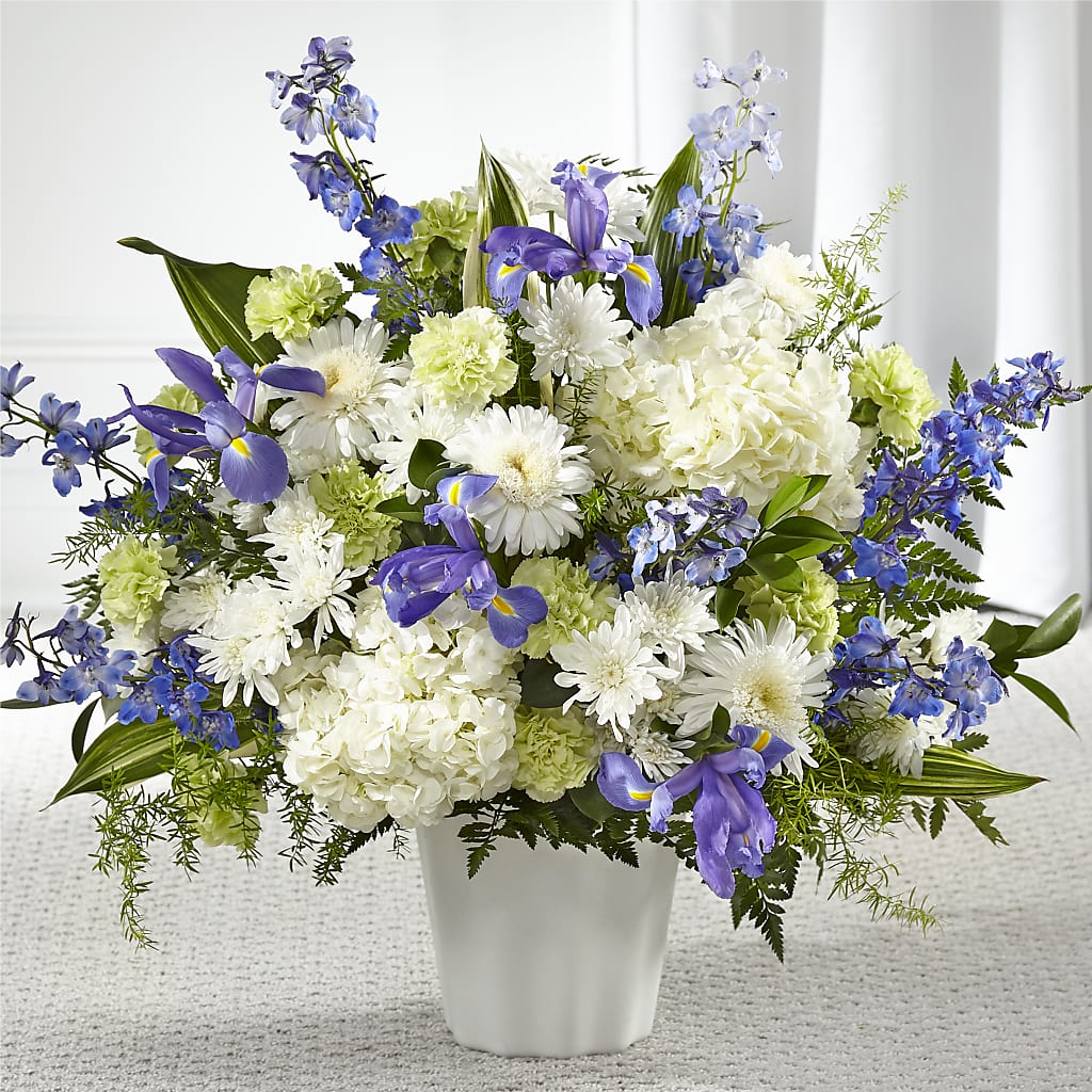 Soft Serenity Floor Basket – SKIPS FLORIST & GIFTS, Toms River NJ