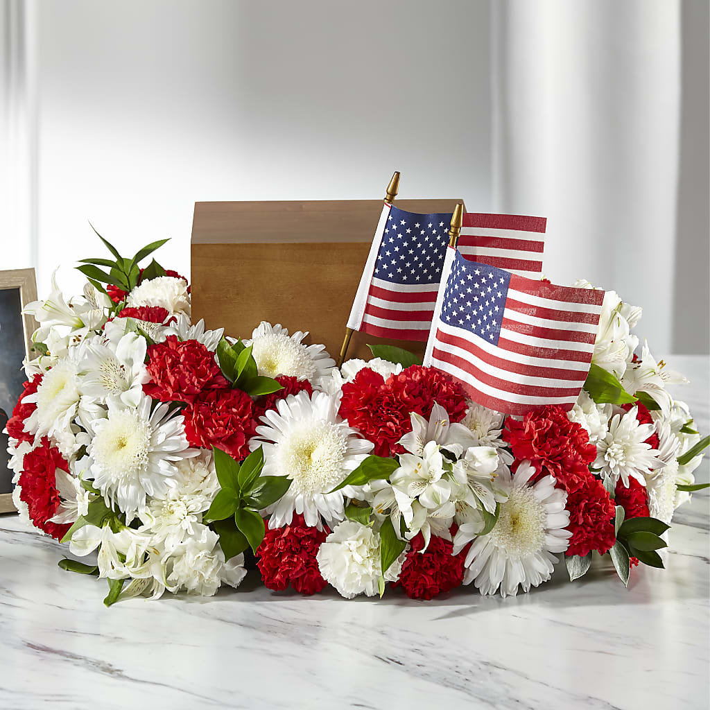 Spirit of Patriotism Cremation Adornment – SKIPS FLORIST & GIFTS, Toms River NJ