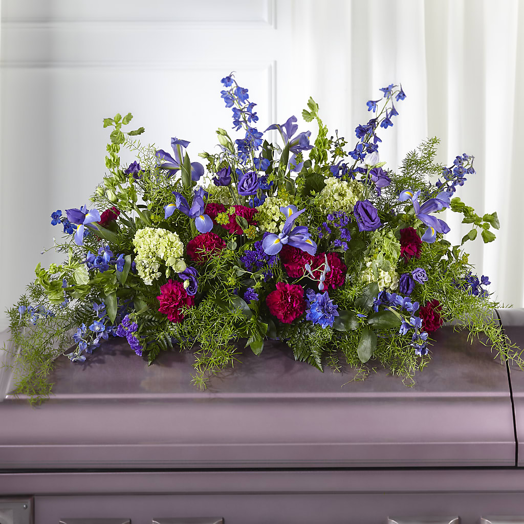 Always Treasured Casket Spray – SKIPS FLORIST & GIFTS, Toms River NJ
