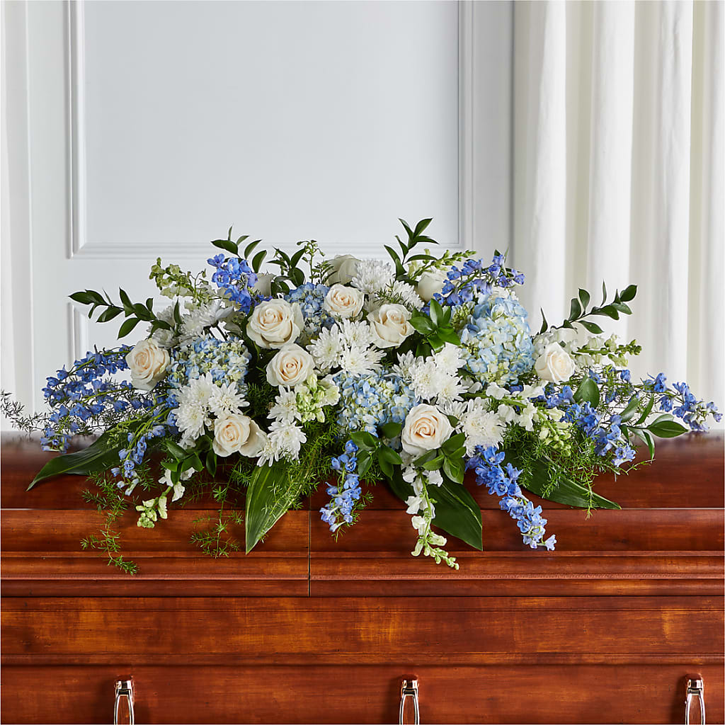 Timeless Essence Casket Spray – SKIPS FLORIST & GIFTS, Toms River NJ
