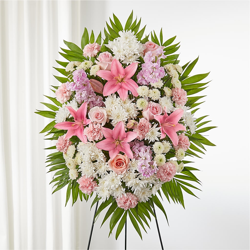 Offering Solace Standing Spray – SKIPS FLORIST & GIFTS, Toms River NJ