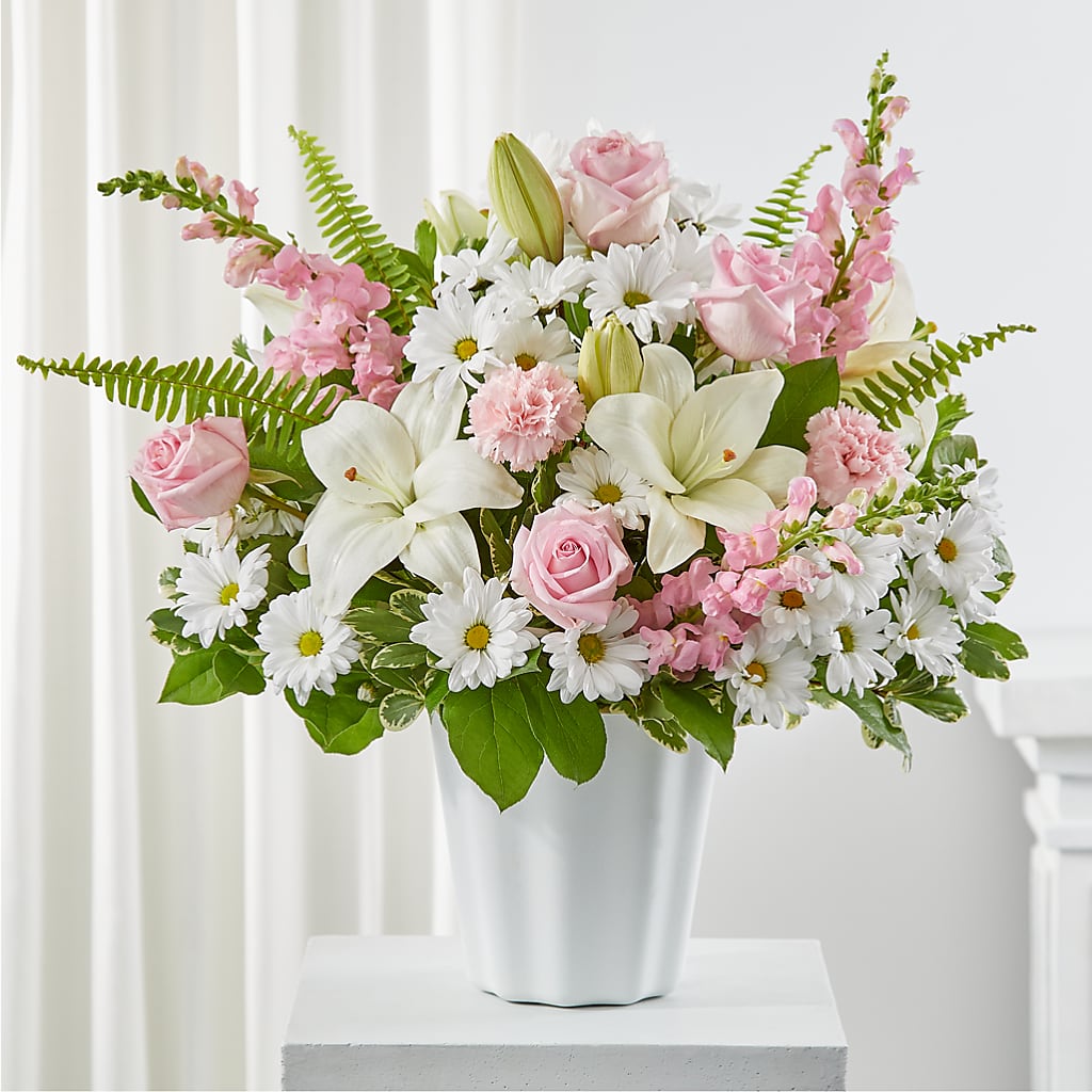 Soft Touch Tabletop Basket – SKIPS FLORIST & GIFTS, Toms River NJ