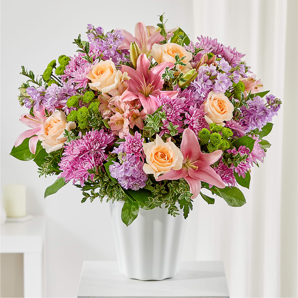 Supportive Embrace Tabletop Basket – SKIPS FLORIST & GIFTS, Toms River NJ