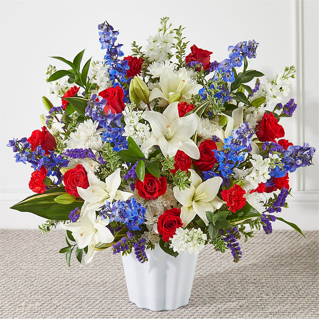 Consoled Floor Basket – SKIPS FLORIST & GIFTS, Toms River NJ