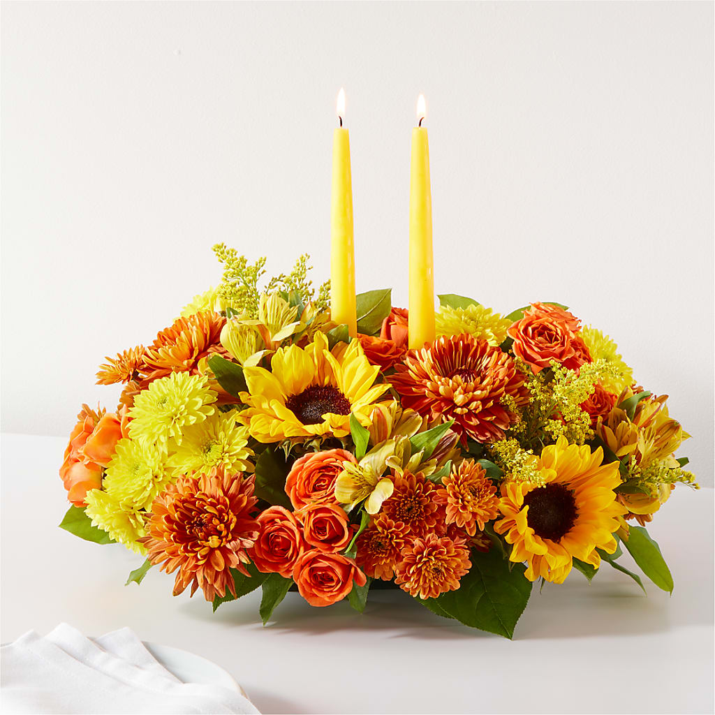 Autumn Harmony Centerpiece – SKIPS FLORIST & GIFTS, Toms River NJ