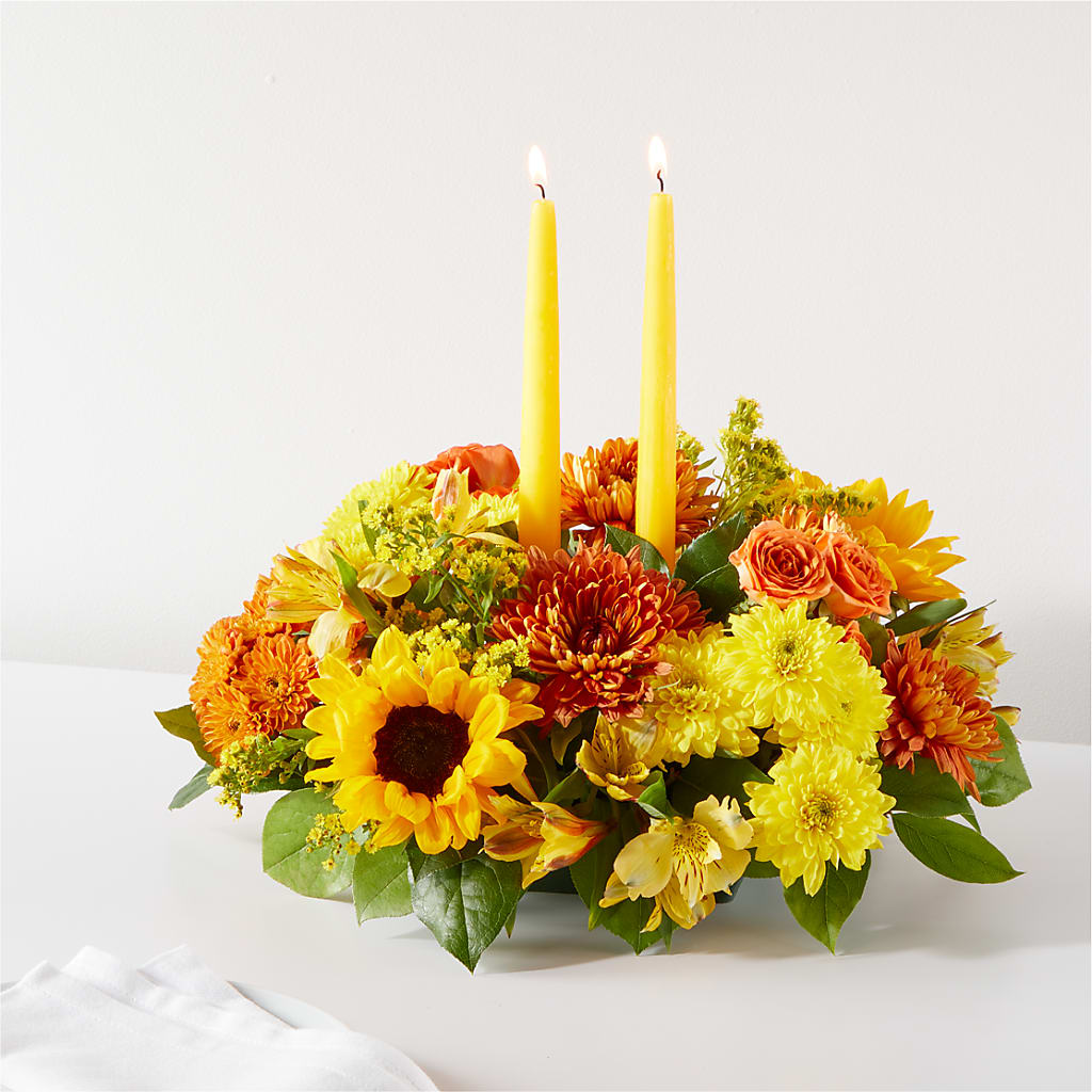 Autumn Harmony Centerpiece – SKIPS FLORIST & GIFTS, Toms River NJ