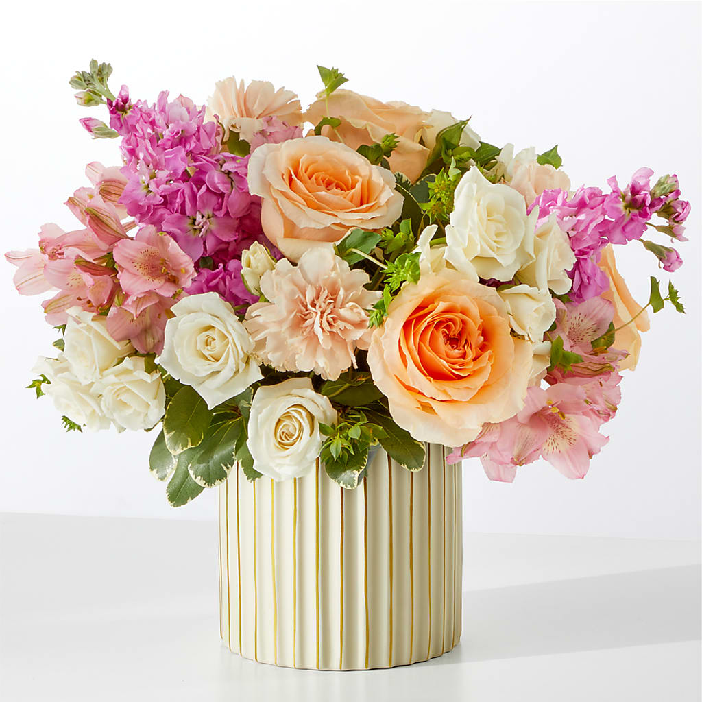 Paradise Bouquet with Ivory Vase – SKIPS FLORIST & GIFTS, Toms River NJ