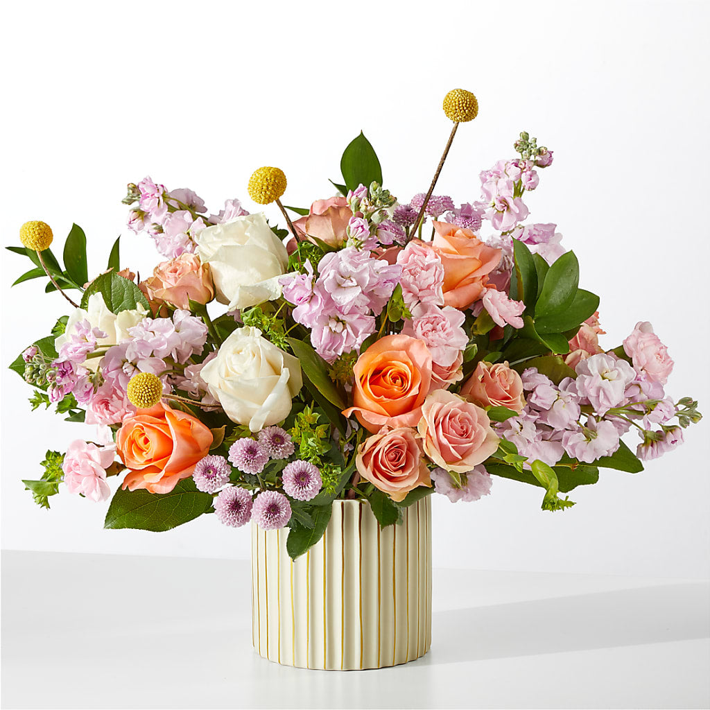 French Market Bouquet with Ivory Vase – SKIPS FLORIST & GIFTS, Toms River NJ