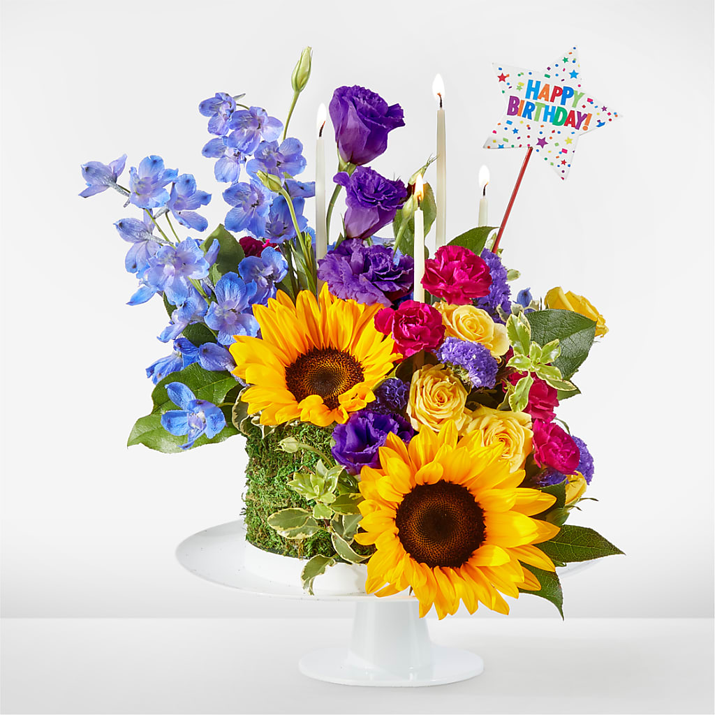 Star of the Day Floral Cake – SKIPS FLORIST & GIFTS, Toms River NJ