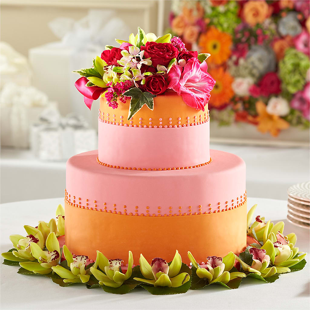 Sweet Citrus Cake Decor – SKIPS FLORIST & GIFTS, Toms River NJ