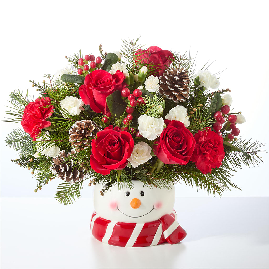 Jolly Snowman Bouquet – SKIPS FLORIST & GIFTS, Toms River NJ