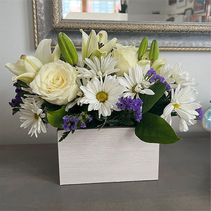 Beyond Blue Box Bouquet – SKIPS FLORIST & GIFTS, Toms River NJ