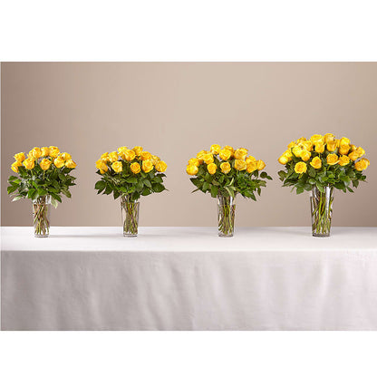 Long Stem Yellow Rose Bouquet – SKIPS FLORIST & GIFTS, Toms River NJ