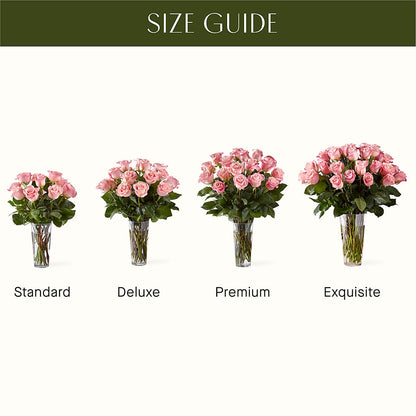 Long Stem Pink Rose Bouquet – SKIPS FLORIST & GIFTS, Toms River NJ
