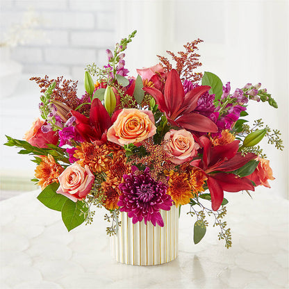 Burgundy Landscape Bouquet – SKIPS FLORIST & GIFTS, Toms River NJ