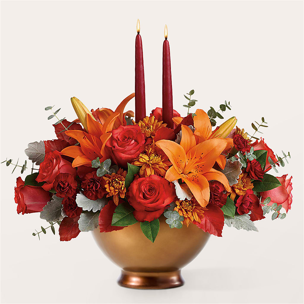 Fruits of Fall Centerpiece – SKIPS FLORIST & GIFTS, Toms River NJ