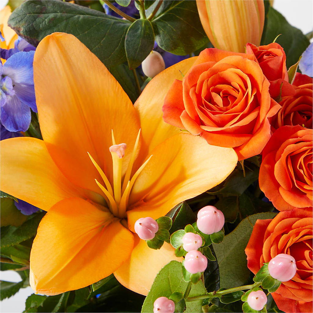 Radiant Citrus Bouquet – SKIPS FLORIST & GIFTS, Toms River NJ