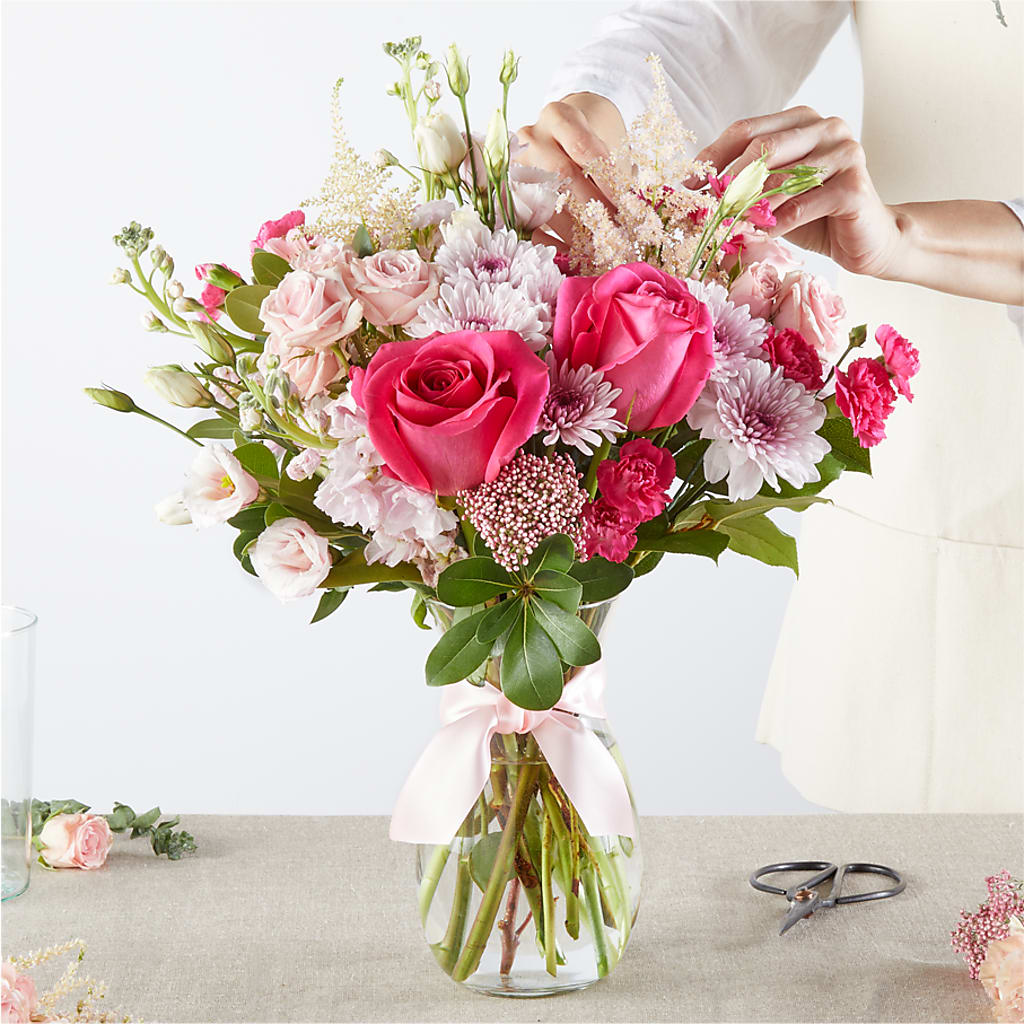 Pink Ribbon - A Florist Original – SKIPS FLORIST & GIFTS, Toms River NJ