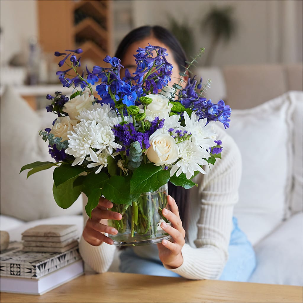 Cerulean Waves Bouquet – SKIPS FLORIST & GIFTS, Toms River NJ