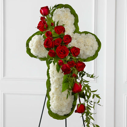 Floral Cross Easel – SKIPS FLORIST & GIFTS, Toms River NJ