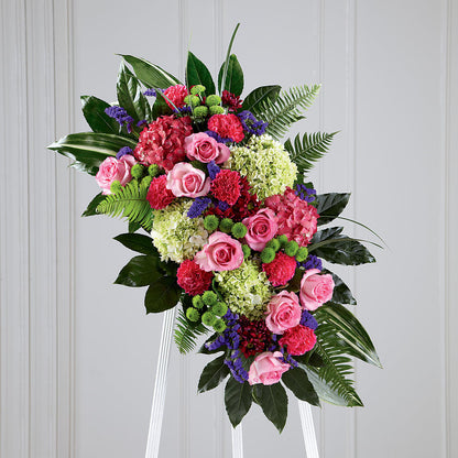 Refreshing Mix Standing Spray – SKIPS FLORIST & GIFTS, Toms River NJ