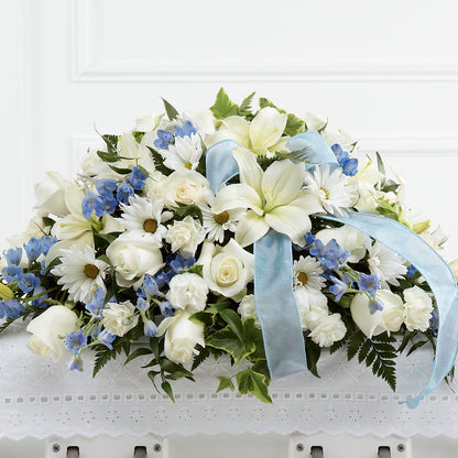Tender Treasure Casket Spray – SKIPS FLORIST & GIFTS, Toms River NJ